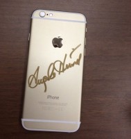 iPhone autographed